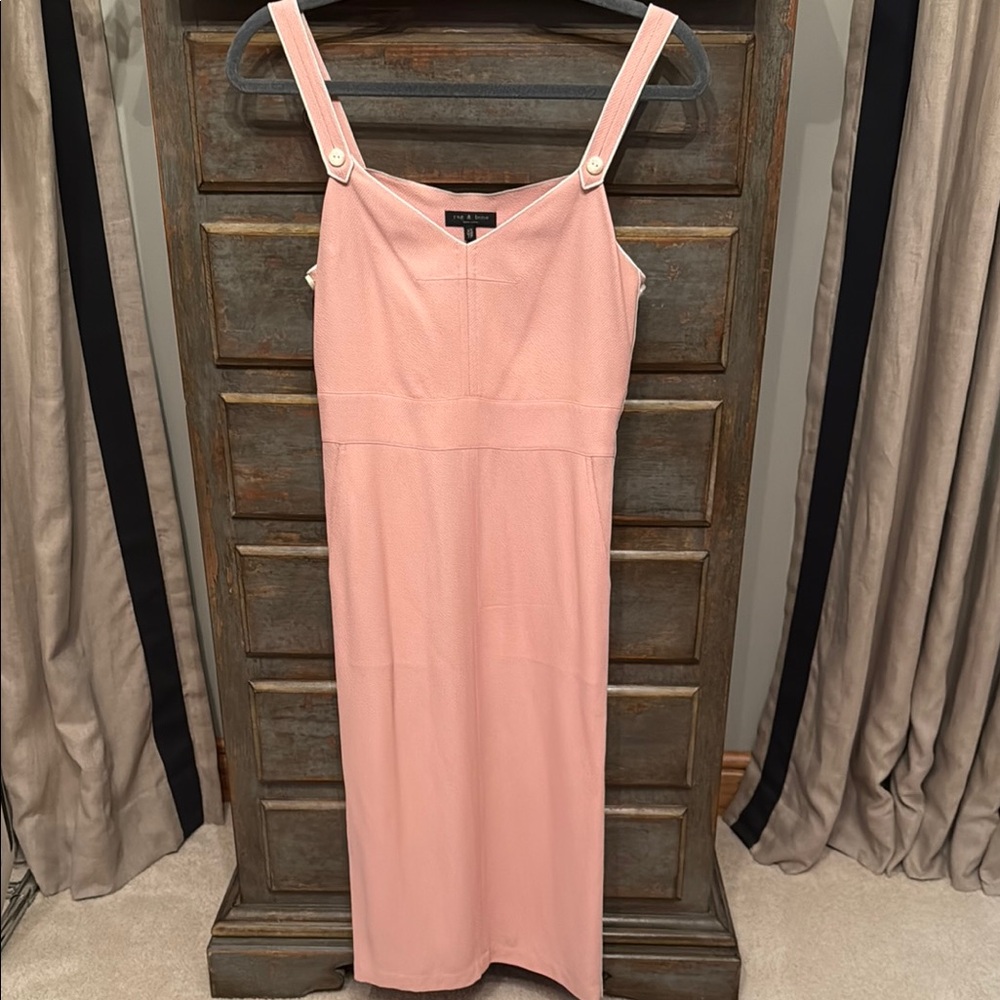 Elegant Pink Rag and Bone Sleeveless Dress